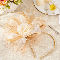 Сетчатые резинки для волос с вуалью MRMJ-WH0099-01