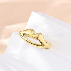 Регулируемые открытые манжетные кольца из нержавеющей стали 304&nbsp;RJEW-Q020-19G