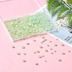 Стеклянные бусины с гальваническим покрытием &nbsp;EGLA-YW0003-18F