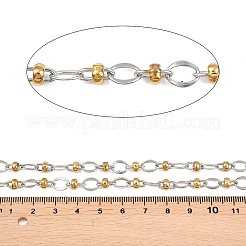 Двухцветные цепи из нержавеющей стали 304 с овальными звеньями&nbsp;CHS-P028-09A