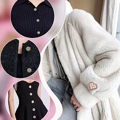 8 шт. запонки из сплава 4 стилей HJEW-PH02131