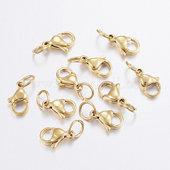 Ионное покрытие (ip) застежки-лобстеры из нержавеющей стали 304 X-STAS-P139-A10-G