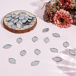 50 шт. оправы для кабошонов из нержавеющей стали 304 STAS-HY0001-87