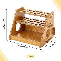 Бамбуковый держатель для кистей для каллиграфии&nbsp;DIY-WH0581-08
