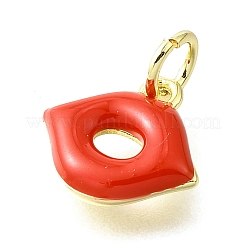 Латунь эмаль подвески&nbsp;KK-V007-39G