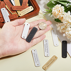 50 шт. 5-х цветные этикетки из искусственной кожи FIND-GL0001-61