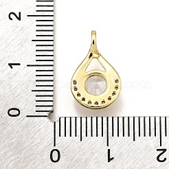 Латунные микро проложить кубического циркония подвески&nbsp;KK-K401-20G-01