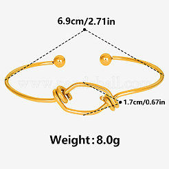 Браслеты-манжеты из нержавеющей стали 304 для женщин&nbsp;OM2706-2