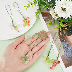 Стеклянных шариков планки мобильного HJEW-AB00016