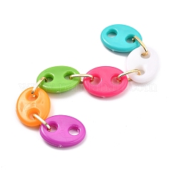 Пластиковые цепочки для кофейных зерен ручной работы AJEW-JB00707