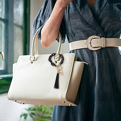 2шт 2-х цветный акрил с украшениями из сплава&nbsp;DIY-GO0002-09