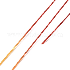 30 м цветная круглая вощеная нить с градиентом&nbsp;OCOR-F018-02H