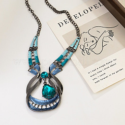 Комплект из ожерелья с подвеской в форме капли из цинкового сплава&nbsp;FS-WG4650C-01