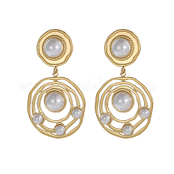 Серьги-гвоздики из нержавеющей стали 304&nbsp;STAS-OY010-62G