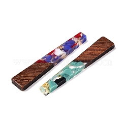 Подвески из эпоксидной смолы и орехового дерева&nbsp;RESI-N039-117