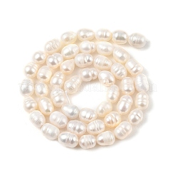 Нити из натурального культивированного пресноводного жемчуга PEAR-I007-01B-02B-01