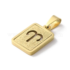 Подвески из нержавеющей стали 304 с изображением двенадцати созвездий&nbsp;LS-STAS-S152-02G-A