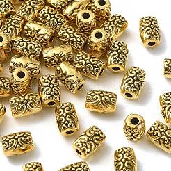 Сплавочные овальные бусины тибетского стиля  PALLOY-YW0001-74