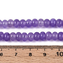 Окрашенные природные белый нефрит бисер пряди&nbsp;G-T139-59A-08