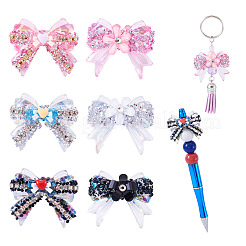 6 шт. 6 вида непрозрачных акриловых блестящих страз&nbsp;FIND-TA0008-07