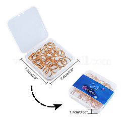 201 серьги-кольца из нержавеющей стали STAS-UN0002-65G