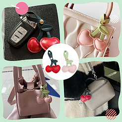 2 шт. 2 цвета искусственная кожа подвесные украшения FIND-NB0005-31