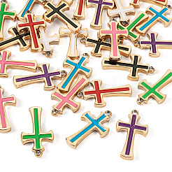 32шт 8 цвета пластиковые эмалевые подвески&nbsp;CCB-TA0001-17