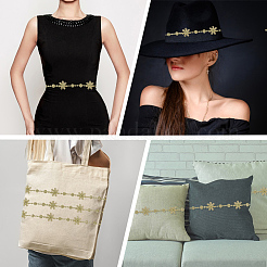 7.5 ярд полиэстеровой кружевной отделки&nbsp;SRIB-GF0001-54D