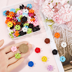 100 шт. Непрозрачные акриловые бусины MACR-SC0001-63