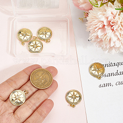 6шт латунные подвески&nbsp;KK-BBC0021-85