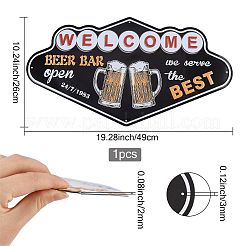 1 шт. подвесные настенные украшения из жести&nbsp;HJEW-CN0001-20