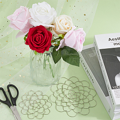 3 шт. 3 крышки для цветочных композиций из нержавеющей стали 201 FIND-WH0260-29