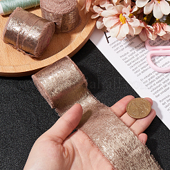 Односторонняя полиэфирная потертая лента горячего тиснения длиной 4.5 м. OCOR-WH20003-08B