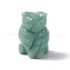 Природные зеленые украшения дисплей авантюрин&nbsp;DJEW-G031-02B