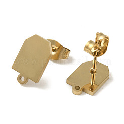 Ионное покрытие (ip) 304 нержавеющая сталь гвоздики фурнитура для сережек STAS-I206-74G