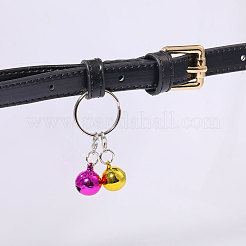 18шт 9-х цветный железный колокольчик подвеска украшение AJEW-GL0002-54