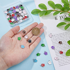 80шт 8 цвета сплава эмаль подвески&nbsp;ENAM-DC0001-84