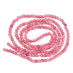 Натуральный розовый турмалин бисер нитей G-F619-20C-2mm