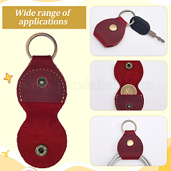 1 кожаный чехол для хранения медиаторов&nbsp;AJEW-CL0001-94