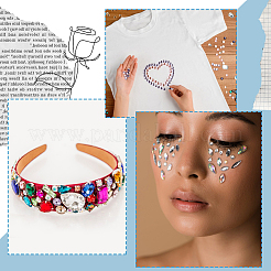 Акриловый кабошоны со стразами DIY-WH20007-239A