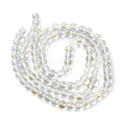 Стеклянные бусины с гальваническим покрытием &nbsp;EGLA-Q062-8mm-A08