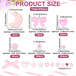 828шт акриловые бусины&nbsp;MACR-SP0001-65D