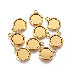 Сеттинги для кулона ( кабошона ) тибетского стиля&nbsp;LS-TIBE-A19755-AG-FF