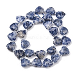 Натуральное синее пятно нитки из бисера яшмы&nbsp;G-NH0069-A08