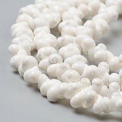 Нити из натуральных спиральных бусин-ракушек&nbsp;X-BSHE-I011-11C