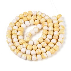 Нити из окрашенных стеклянных бусин с эффектом омбре&nbsp;GLAA-N067-01A-08