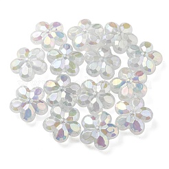 УФ-покрытие светящиеся прозрачные акриловые бусины&nbsp;OACR-P010-16D