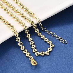 Ожерелья с цепочкой из меди NJEW-M108-27G