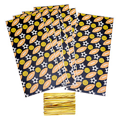 OPP пластиковые пакеты для хранения конфет с принтом&nbsp;ABAG-TAC0035-04C