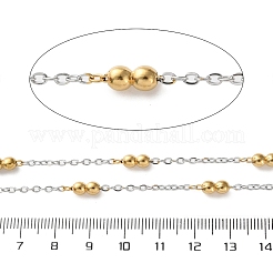 Цепи из нержавеющей стали 304 с бусинами&nbsp;CHS-F020-10GP